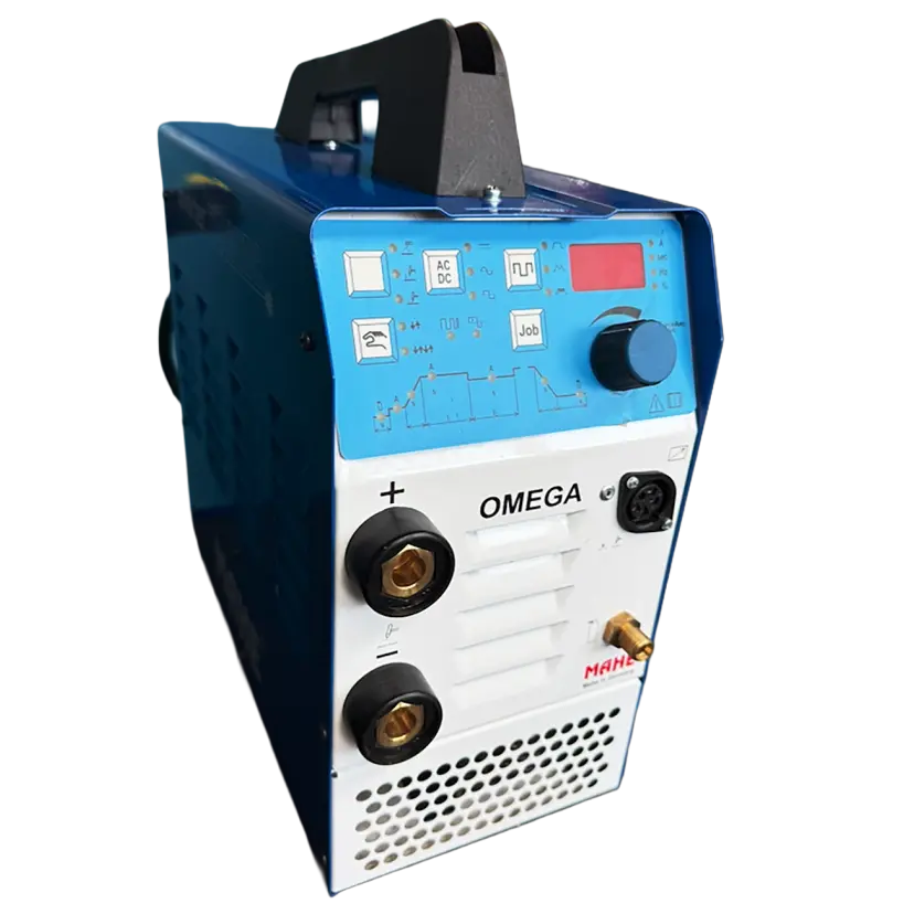 Occasion MAHE Omega 170 AC/DC – Profi WIG/TIG Schweißgerät (Alu, Edelstahl, Stahl) / 230V